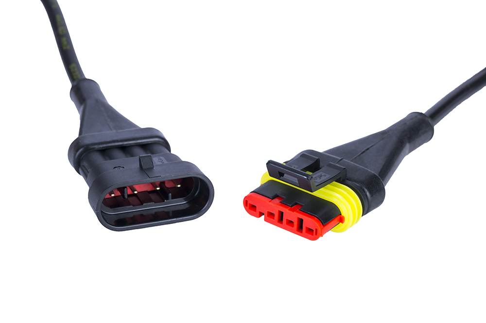 ZPR 3020 (8.2.2) Conjunto de luces LED 12/24 V con panel para cargas sobredimensionadas, con toma y conector Superseal