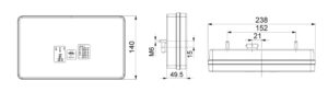 Piloto trasero combinado STRADA LZD 3033